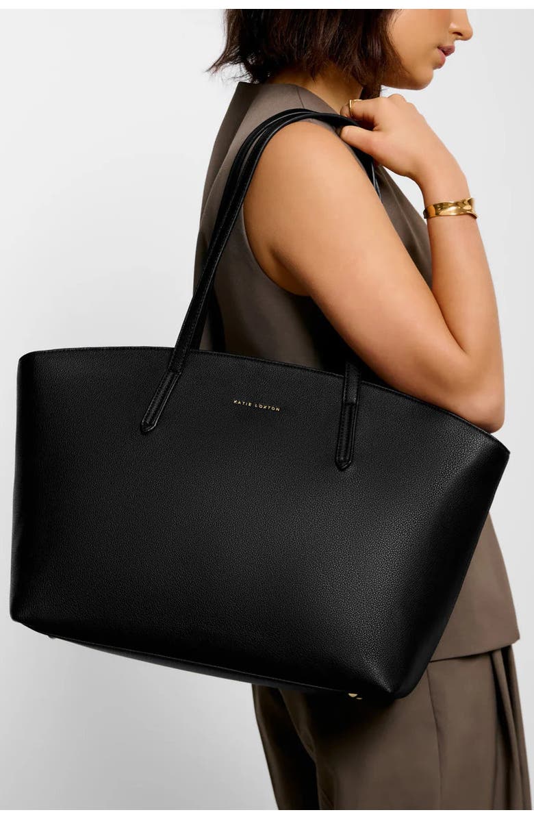 Katie Loxton Harlyn Work Tote Bag in Black, Alternate, color,