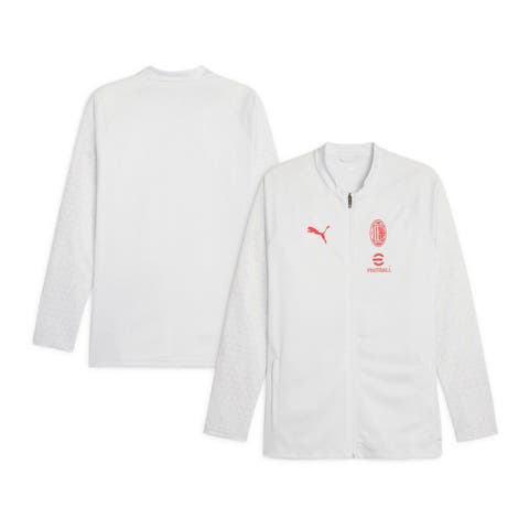 Men's Puma  Gray AC Milan 2023/24 Full-Zip Training Top