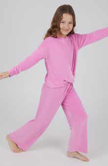 YOGALICIOUS Kids' Rib Velour Sweatshirt & Sweatpants