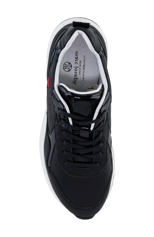 Marc Joseph New York Grant Street Sneaker In Black Napa