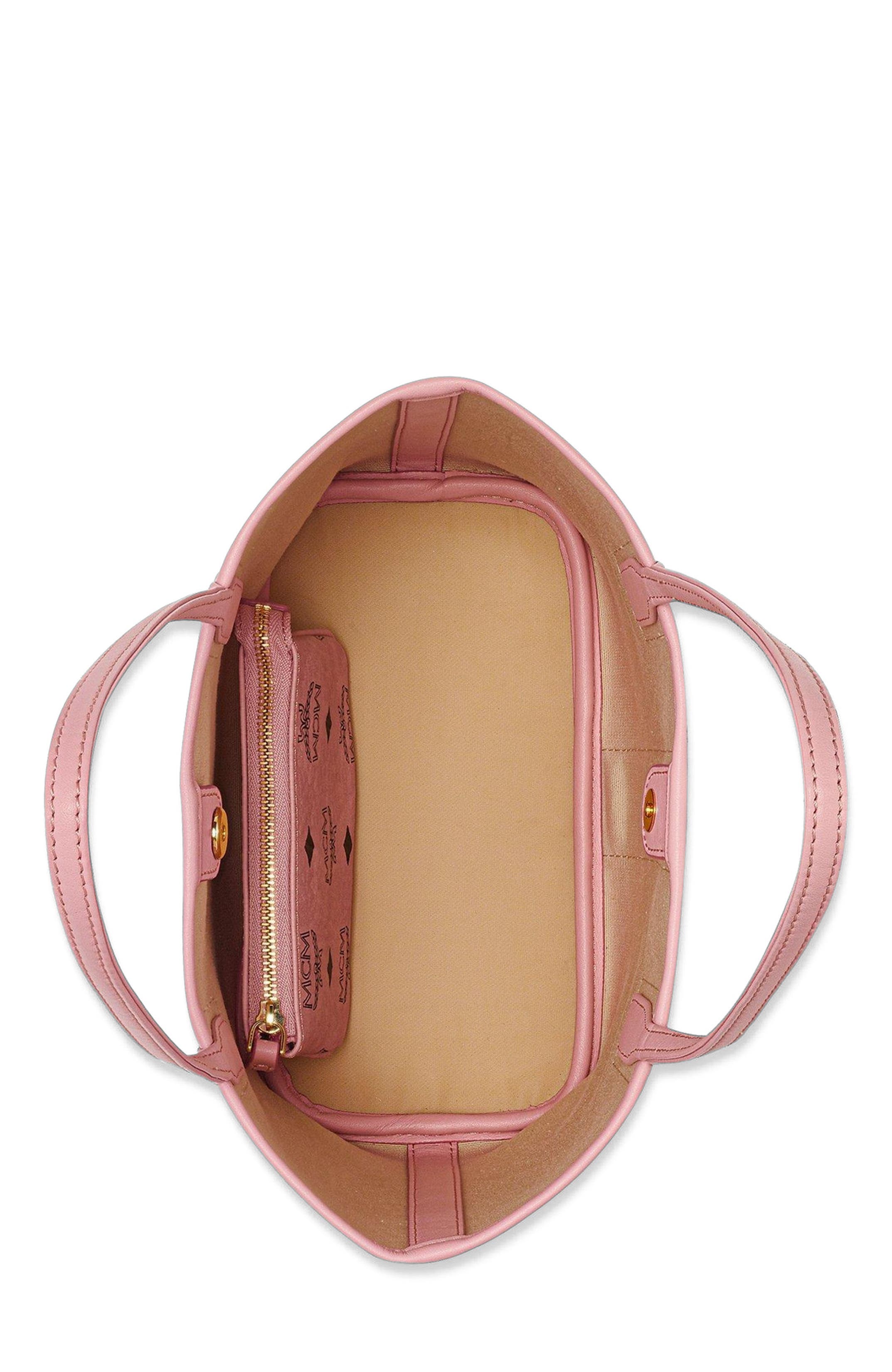 MCM Small Liz Shopper in Visetos, Alternate, color, 