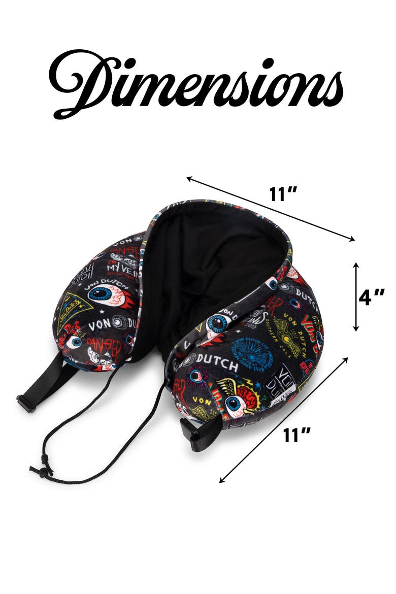 Jax Hooded Memory Foam Travel Neck Pillow | Nordstrom