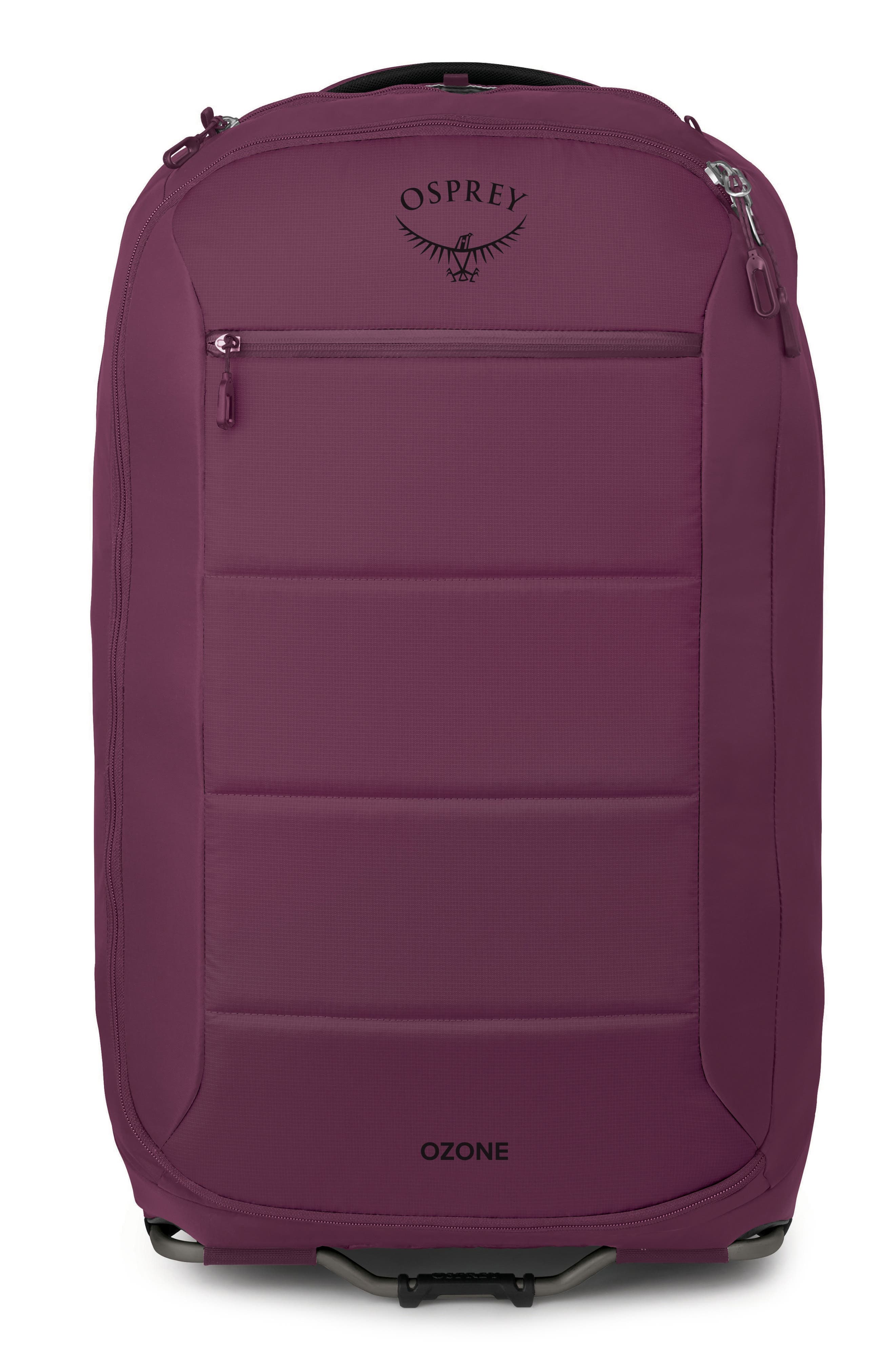 Osprey Ozone Four-Wheel 80-Liter Suitcase, Main, color, Moody Burgundy