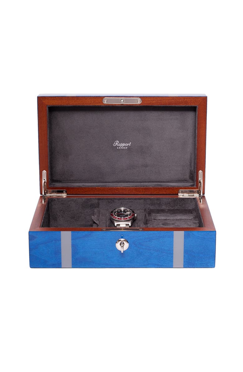 Rapport London CARNABY WATCH AND ACCESSORY BOX, Main, color, Blue