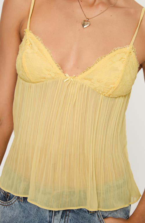 Princess Polly Zami Lace Trim Semisheer Camisole