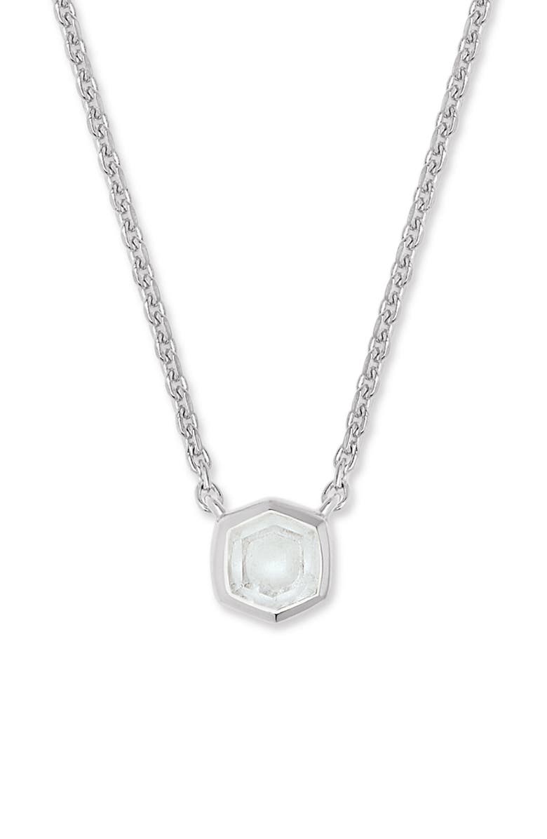 Kendra Scott Davie Pendant Necklace, Main, color, 