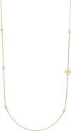 Tory Burch Long Moondance Pearl Necklace