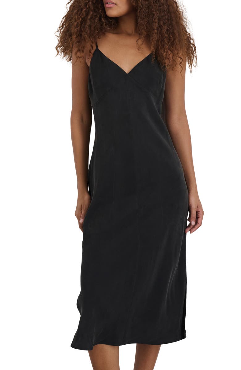 Alex Mill Carly Cupro Blend Slipdress, Main, color,