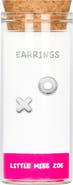 Little Miss Zoe Kids' Sterling Silver X/O Stud Earrings in Gift Bottle