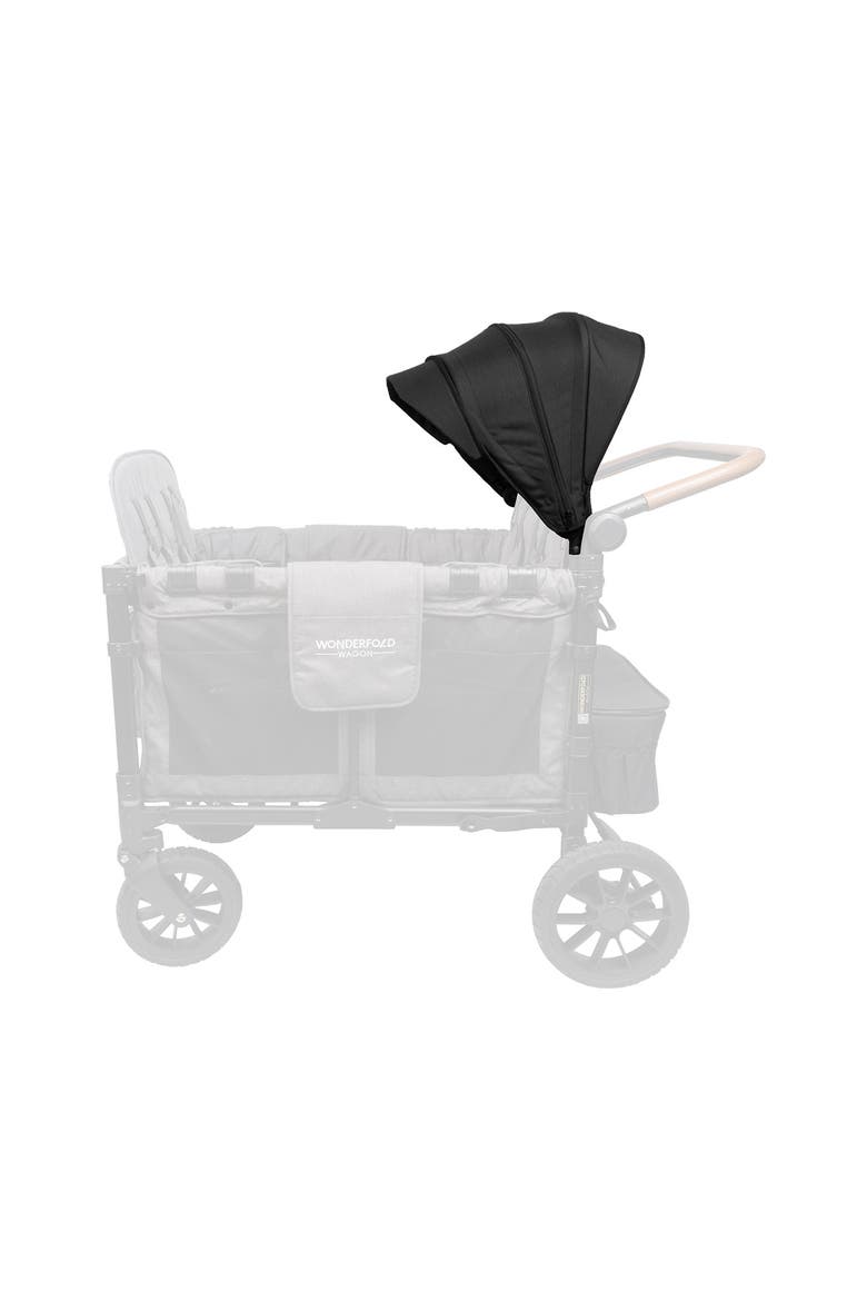 2-Pack Retractable Stroller Canopy, Alternate, color, BLACK