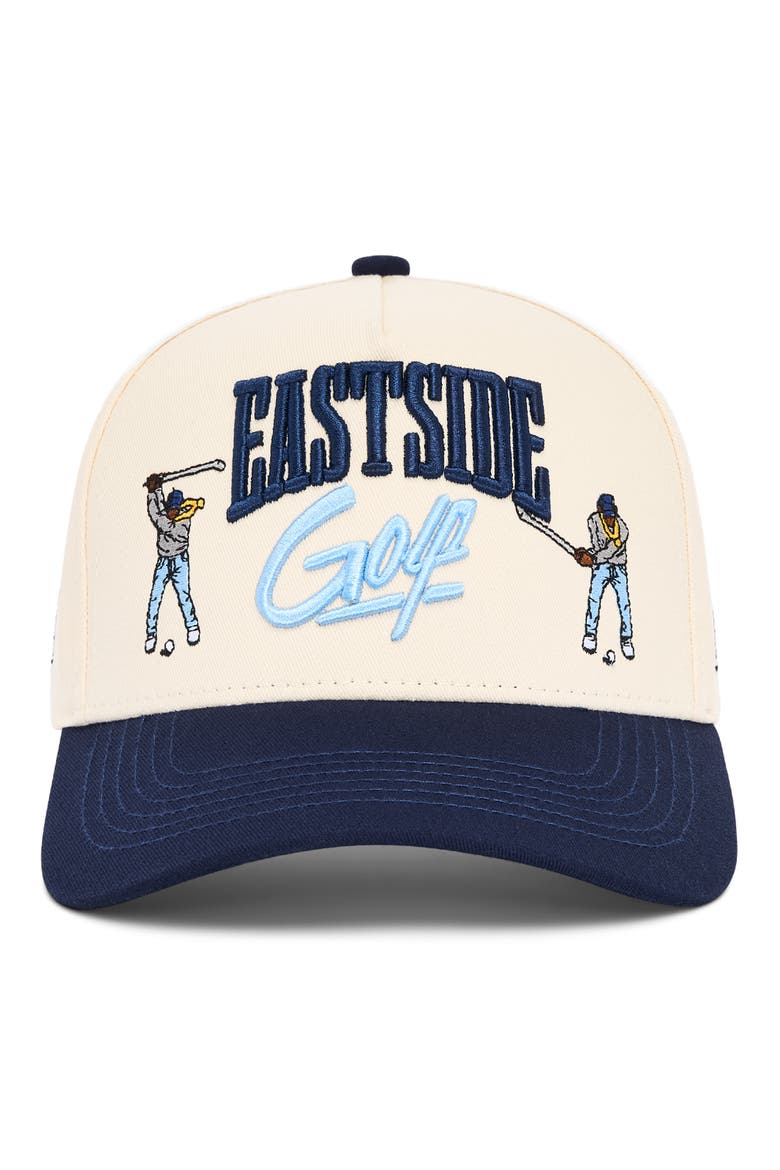 Sequence Embroidered Snapback Hat, Alternate, color, JETSTREAM/ NAVY