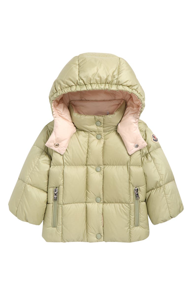 Moncler Kids' Parana Down Jacket, Main, color, Lime Green