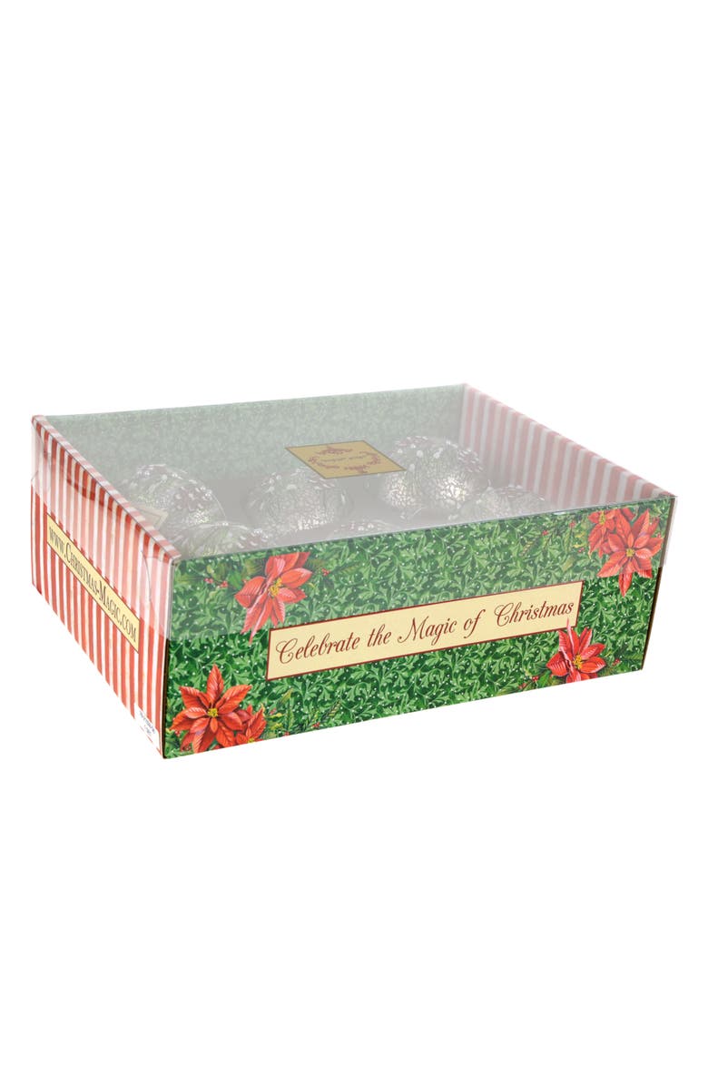 Mark Roberts Iced Pinecone, Set of 6, Alternate, color, Green