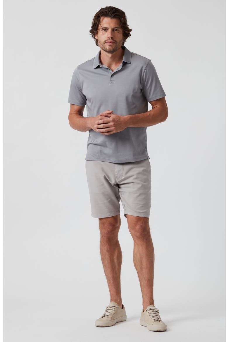 Pima Cotton Polo, Alternate, color, MONUMENT GREY