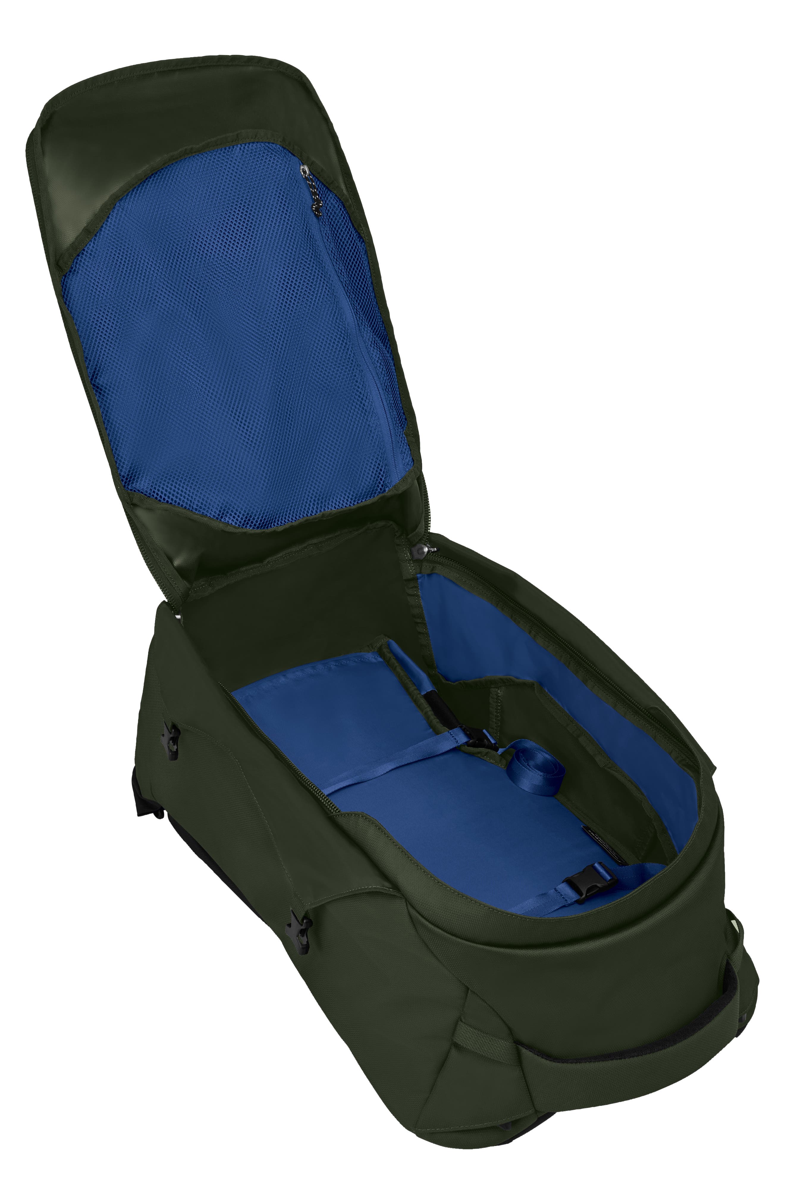 Osprey Farpoint 55-Liter Travel Backpack, Alternate, color, Gopher Green