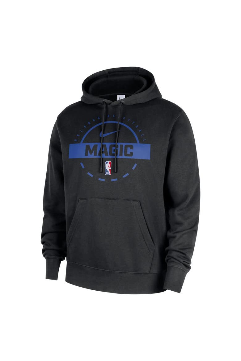 Men's Nike Black Orlando Magic 2025/26 Authentic Practice Club Pullover Hoodie, Alternate, color, Black