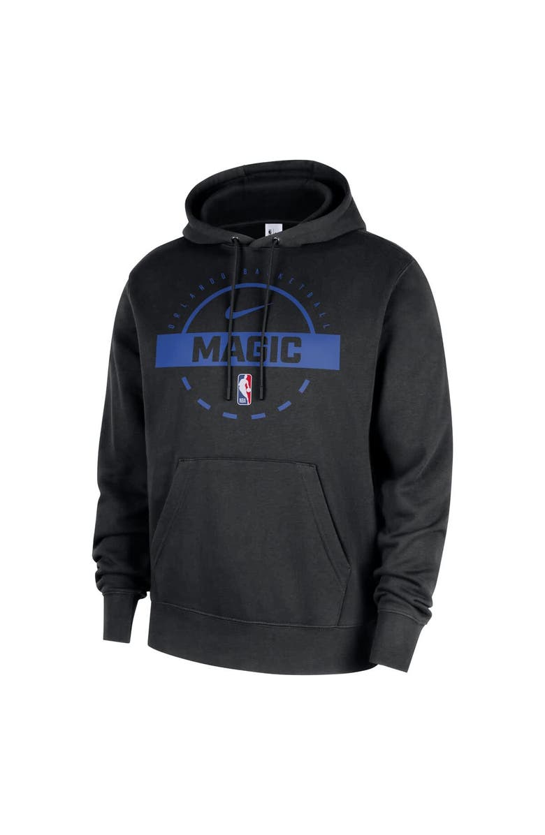 Nike Men's Nike Black Orlando Magic 2025/26 Authentic Practice Club Pullover Hoodie, Alternate, color, Black