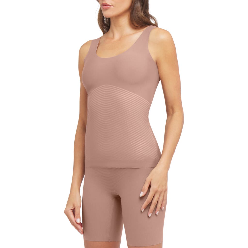 Spanx ® Shape™ Invisible Cotton Blend Tank In Cafe Au Lait