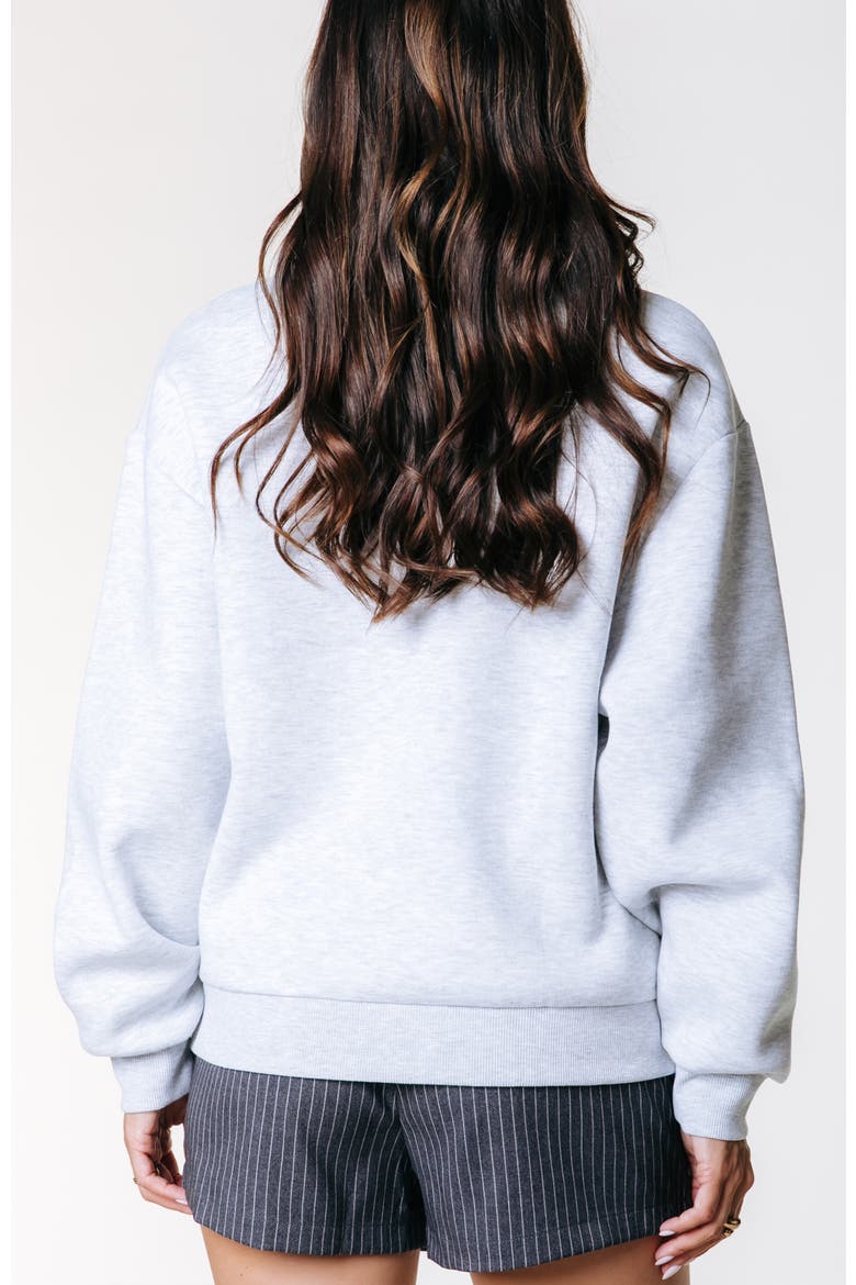 State Champ 23 Dropped Shoulder Sweat, Alternate, color, Light grey melange