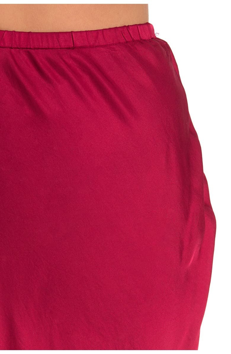 Young, Fabulous & Broke Felicity Satin Midi Skirt, Alternate, color, 