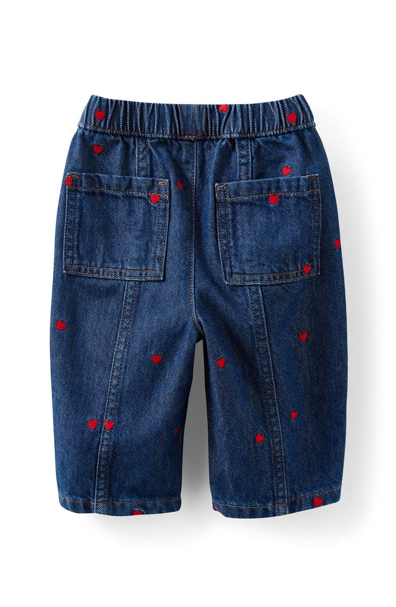 Cotton On Kids Jay Barrel Denim Jean, Alternate, color, Cable Beach Wash Heart