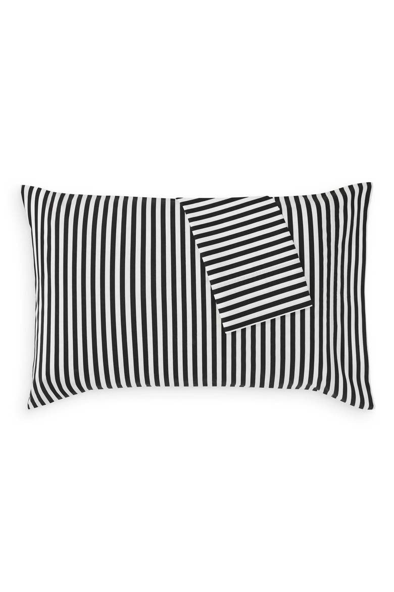 Ajo 200 Thread Count Black Pillowcases, Alternate, color, BLACK