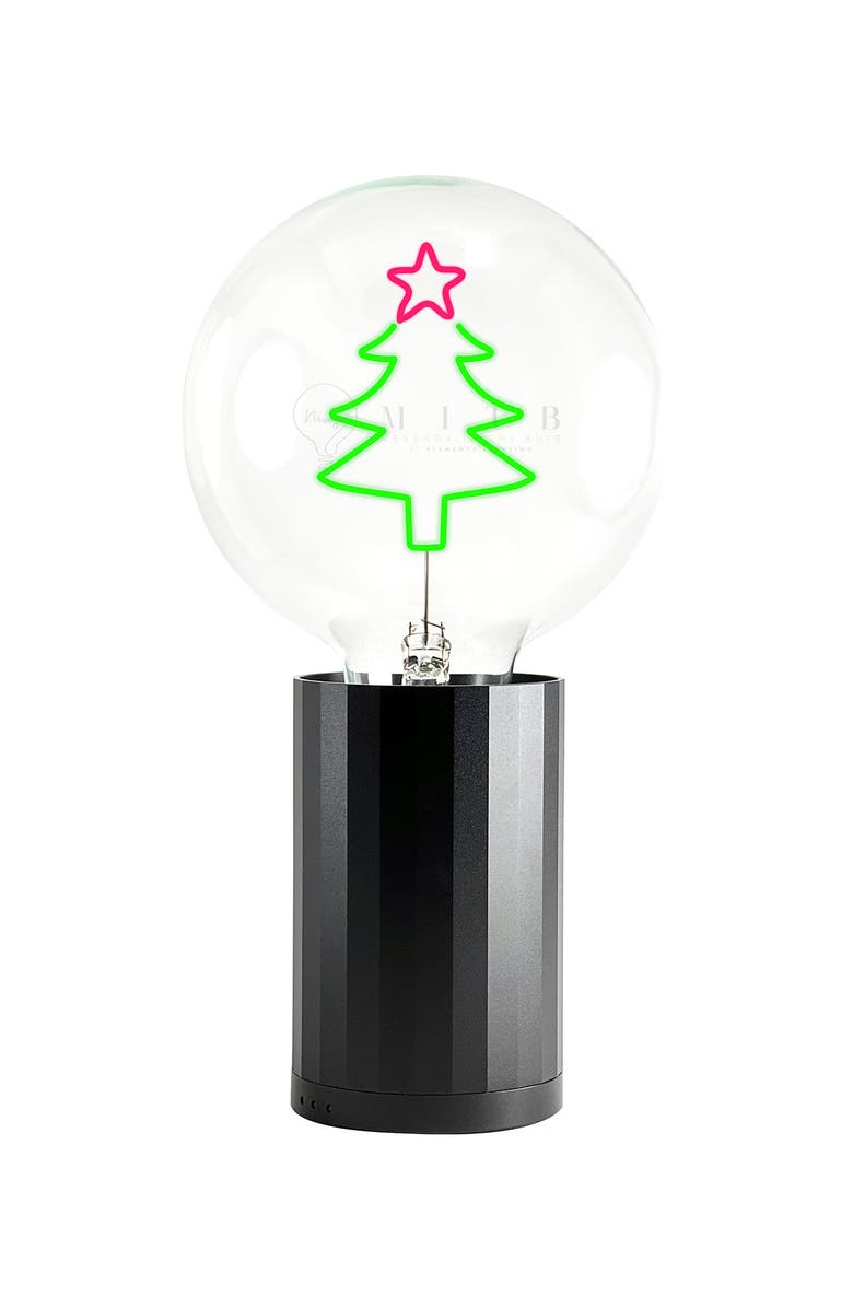 MITB Xmas Tree Portable Table Lamp, Main, color, Black