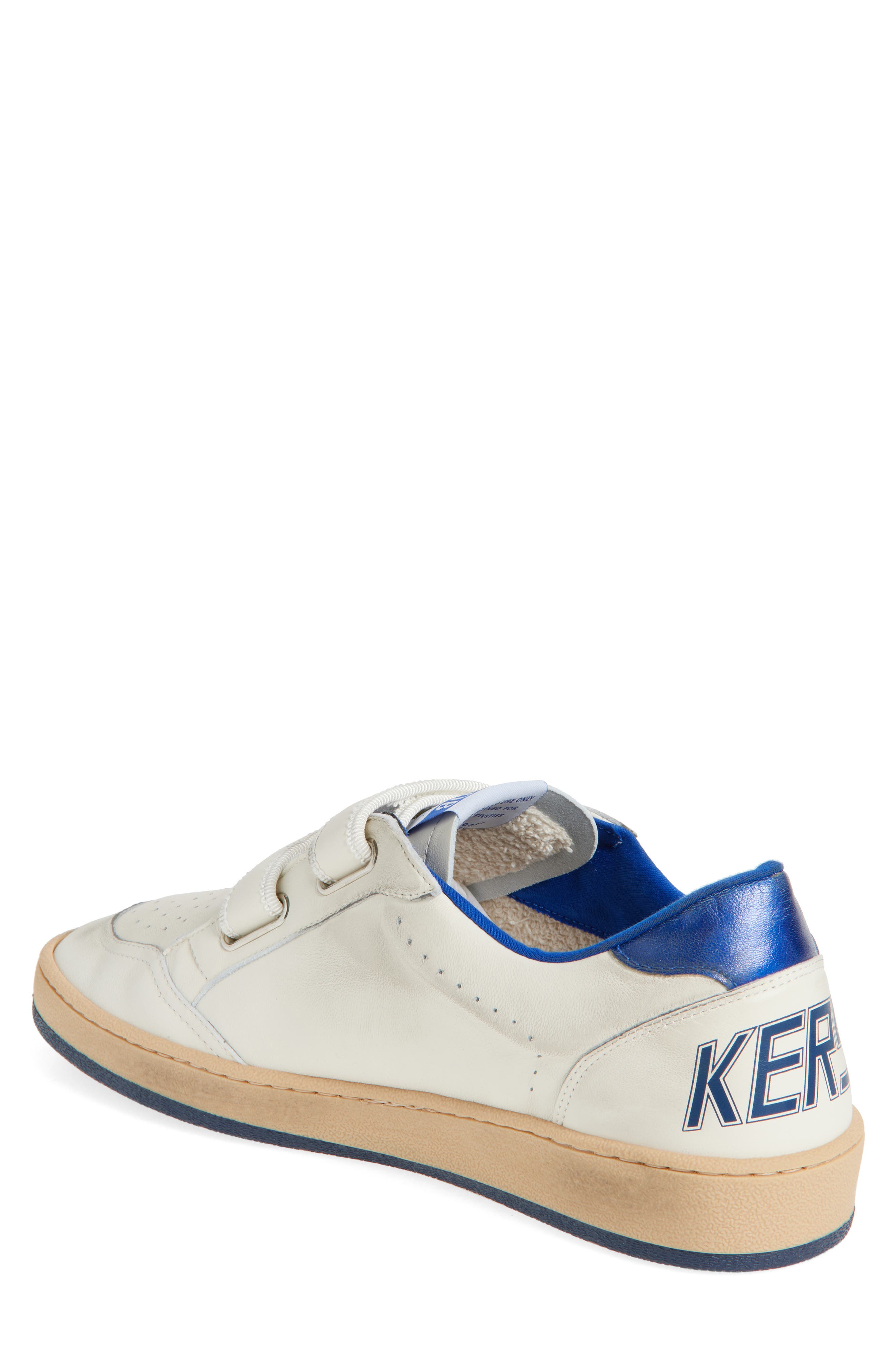 Golden Goose Kids' Ball Star Sneaker, Alternate, color, White/ Blue