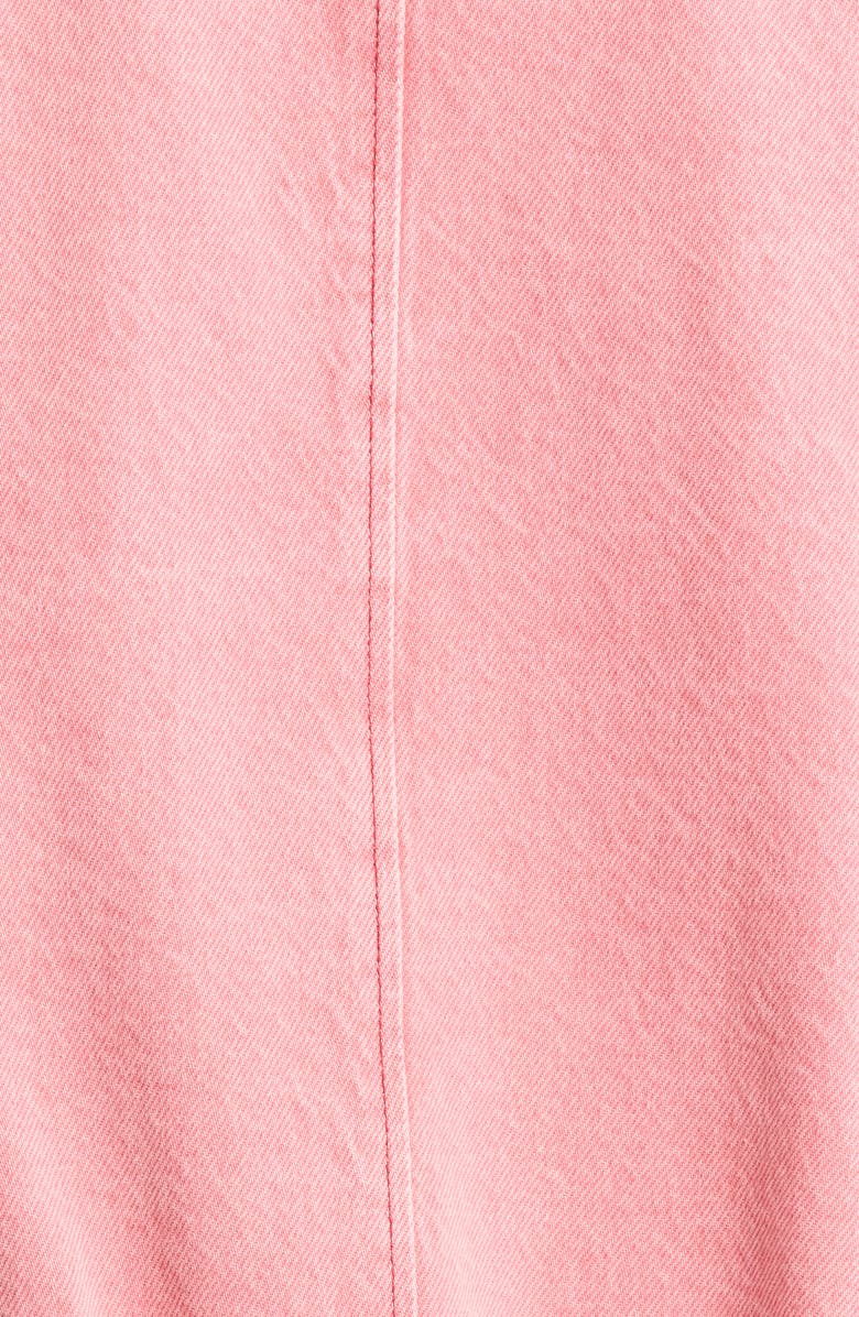Avec Les Filles Denim Bomber Jacket, Alternate, color, Sunset