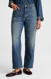 Madewell Curvy Darted Barrel Leg Jeans