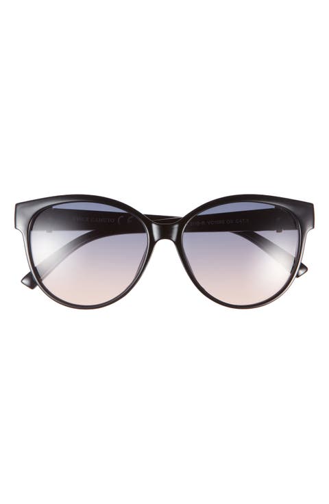 58mm Gradient Cat Eye Sunglasses