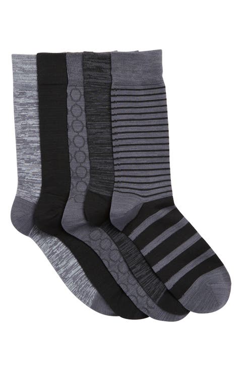 Ultrasoft 5-Pack Assorted Dress Socks