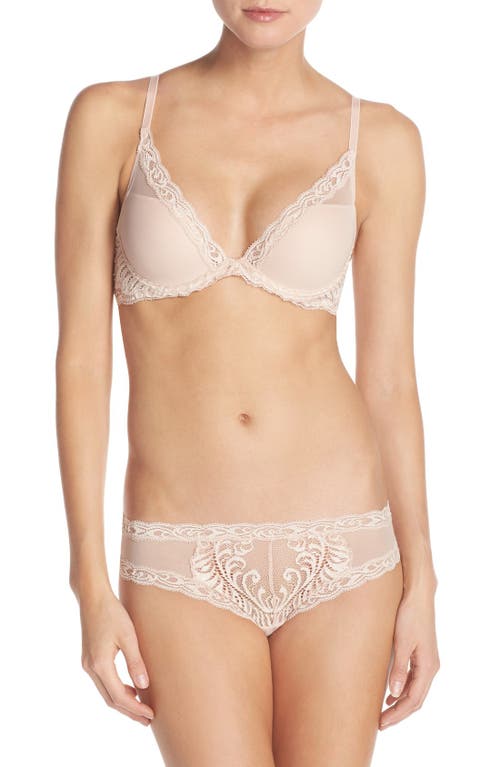 Natori Feathers Hipster Briefs In White
