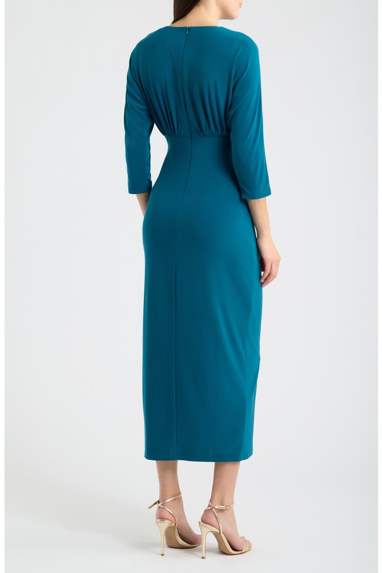 Ity Tucked Dolman Sleeve Dress, Alternate, color, TEAL