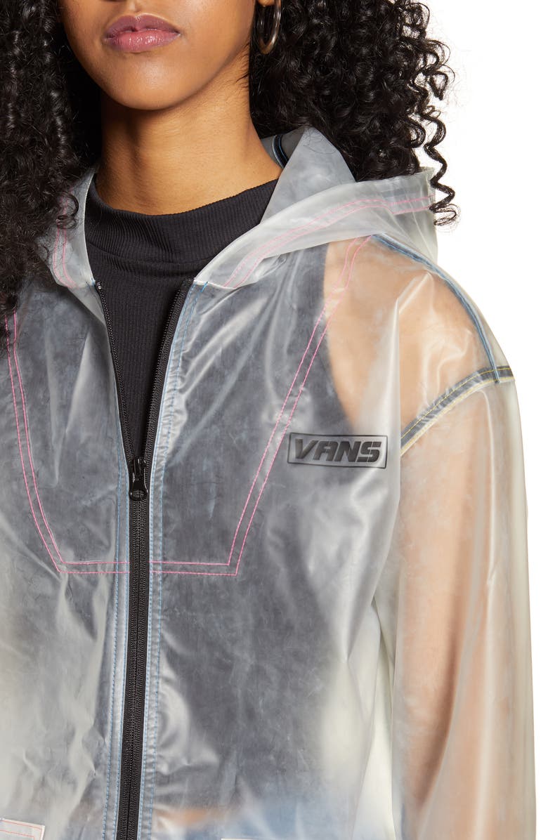 Vans Thread It Clear Rain Jacket, Alternate, color, 