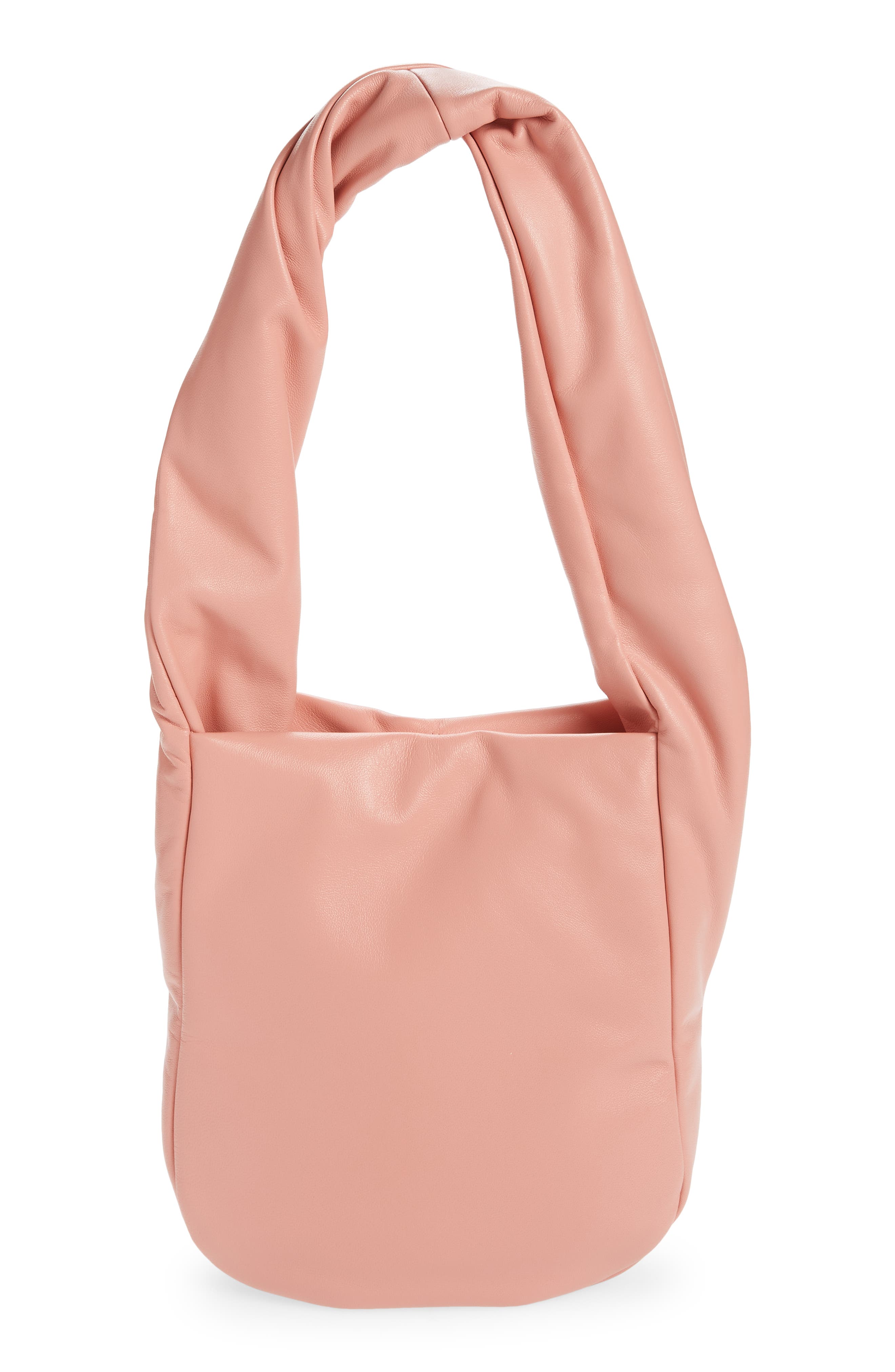 Medium Helene Soft Twist Leather Shoulder Bag, Alternate, color, PEACH
