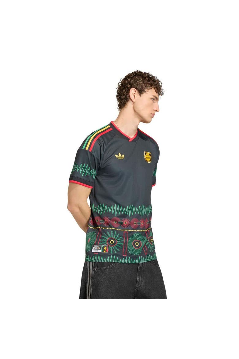 Men's adidas  Black Jamaica National Team 2026 Away Replica Jersey, Main, color, Black