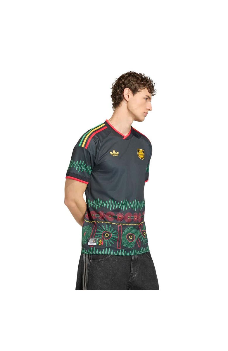 adidas Men's adidas  Black Jamaica National Team 2026 Away Replica Jersey, Main, color, Black