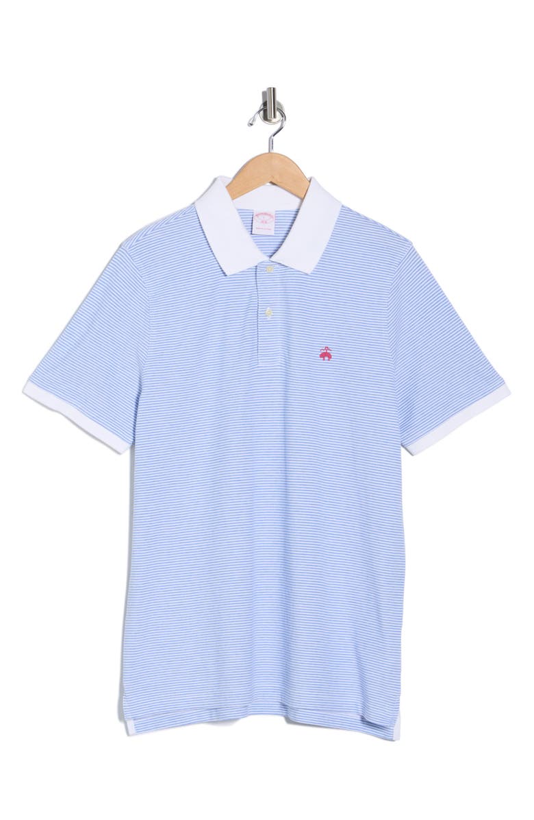 Brooks Brothers Cotton Oxford Piqué Knit Polo, Alternate, color,