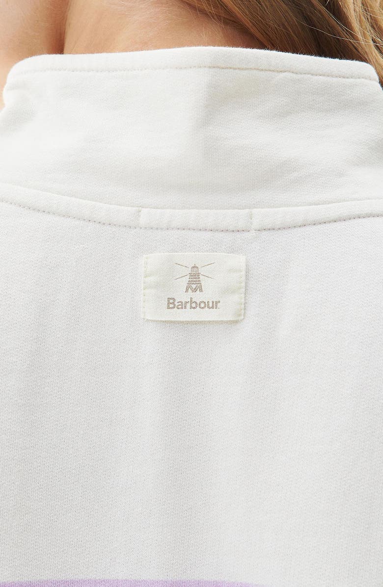 Barbour Snapdragon Stripe Cotton Sweatshirt, Alternate, color,