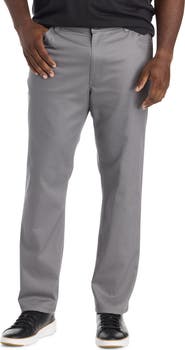 Oak Hill by DXL Big & Tall  Straight Fit 5-Pocket Tech Pants