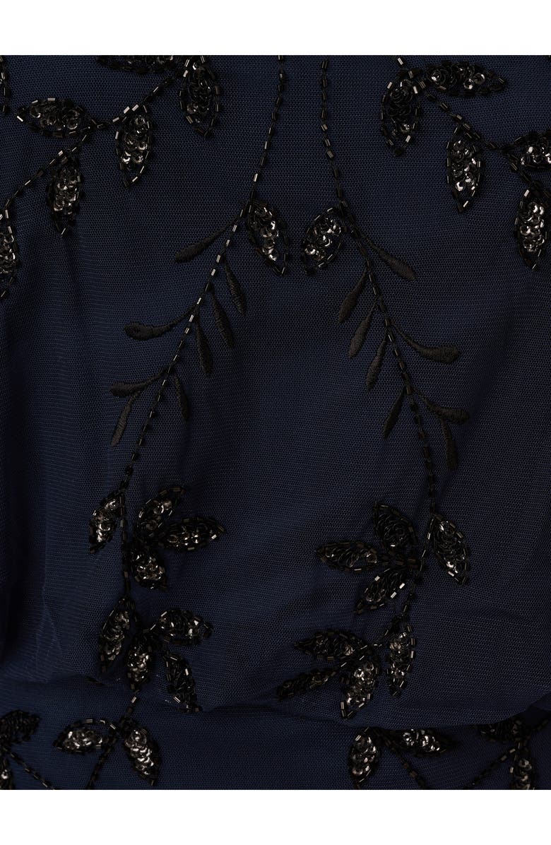 Adrianna Papell Beaded Column Gown, Alternate, color, 