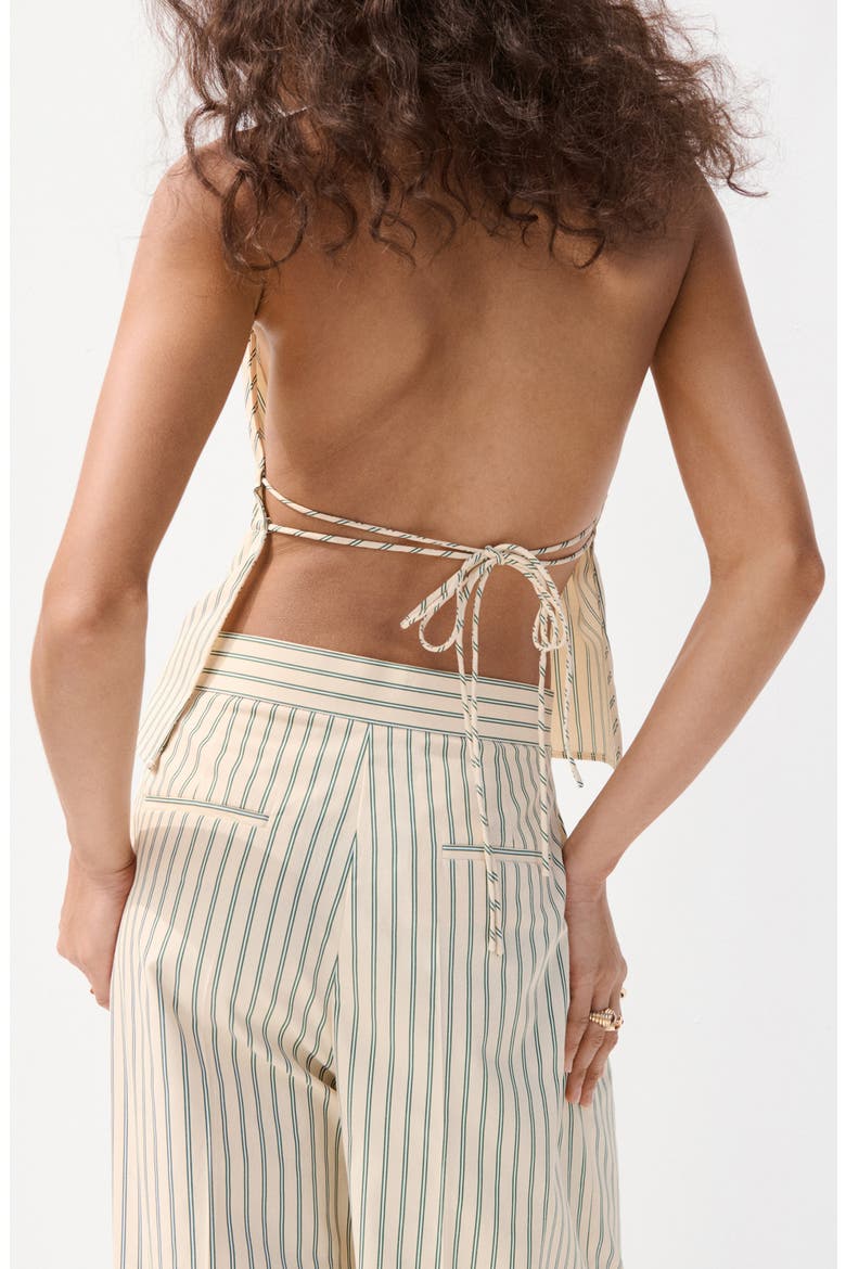 Tatin Backless Halter Top, Alternate, color, YELLOW
