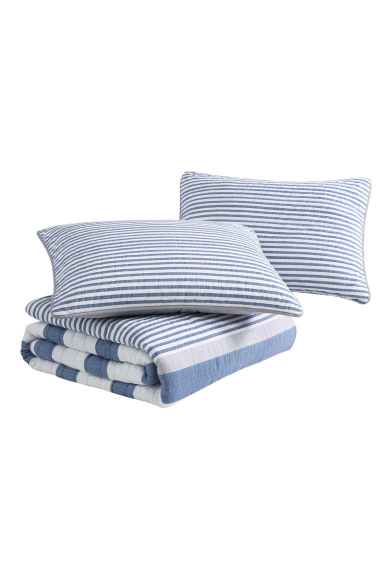 Fairwater Quilt & Sham Set, Main, color, BLUE