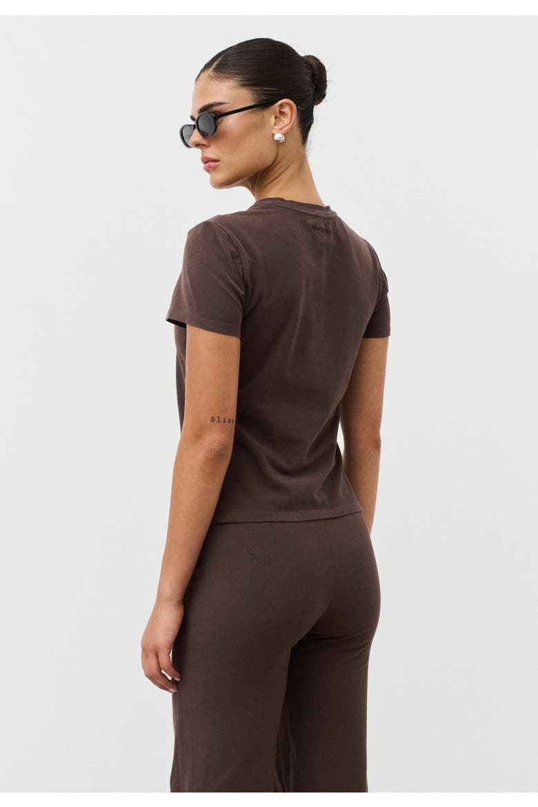 Soft Cotton Tee, Alternate, color, Espresso