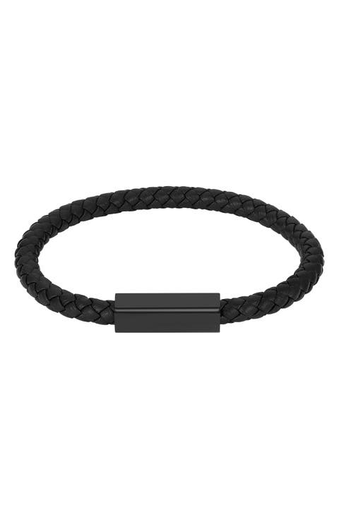 Men's Braided Leather Bracelet