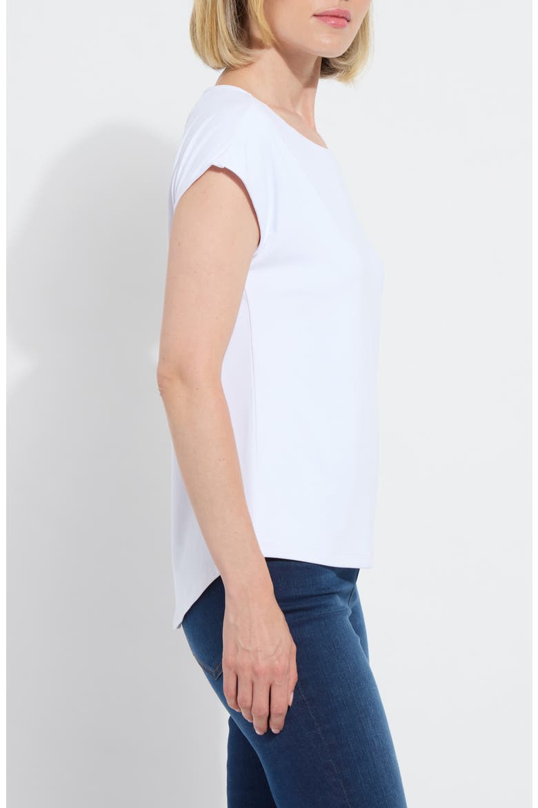 'Lyssentials T-Shirt, Alternate, color, WHITE