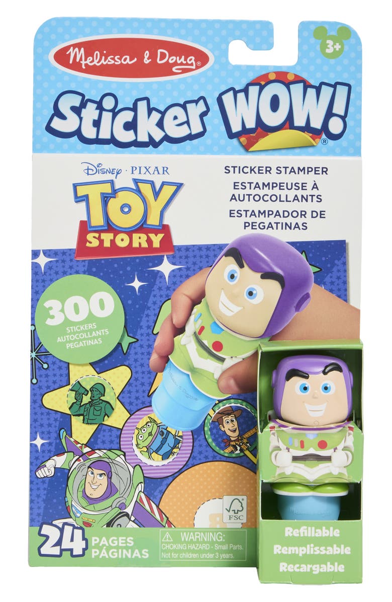 Melissa & Doug Sticker Wow! x Disney<sup>®</sup> Toy Story Buzz Lightyear Kit, Main, color, Multi