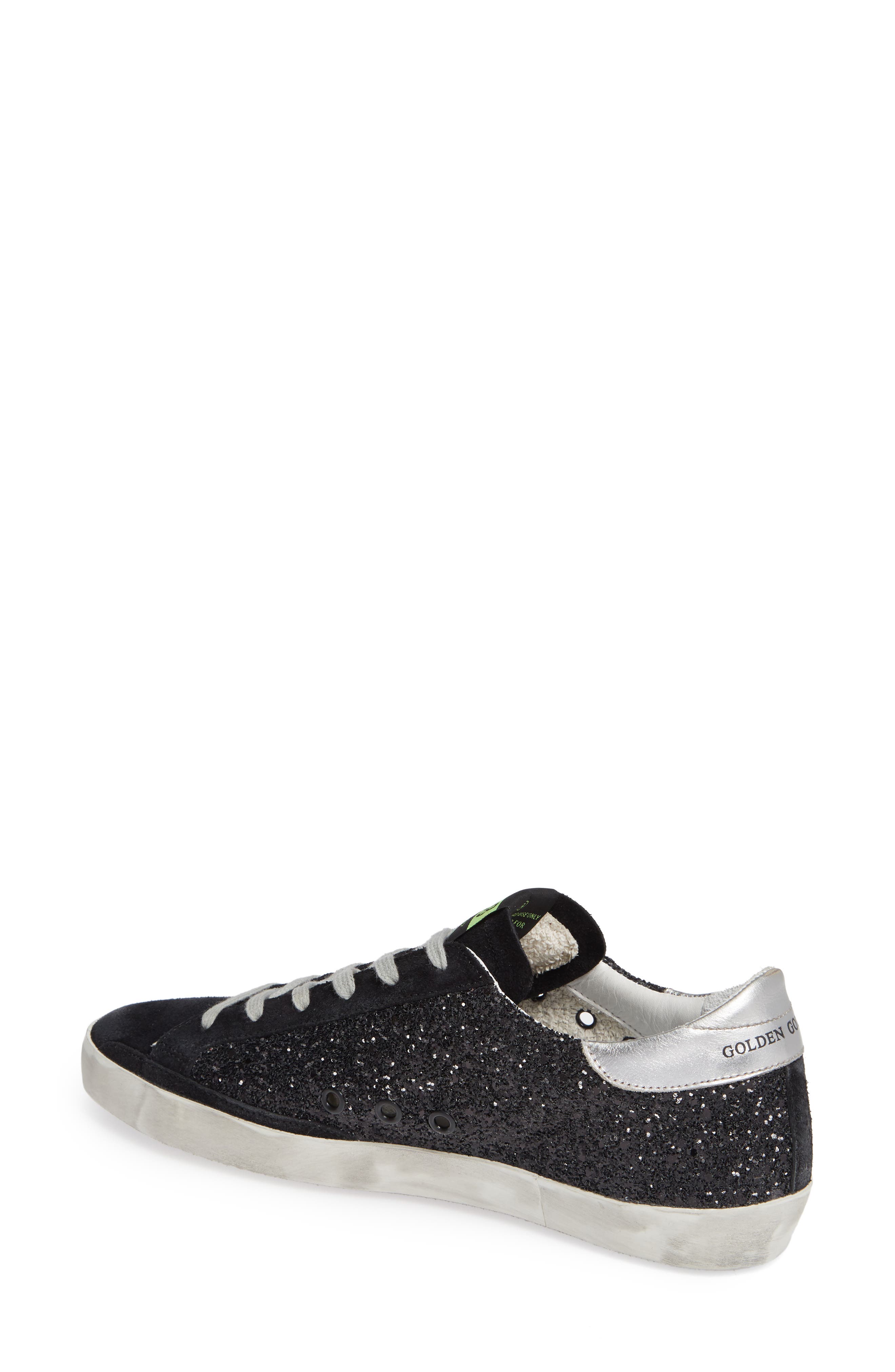 Golden Goose Superstar Glitter Sneaker, Alternate, color, 
