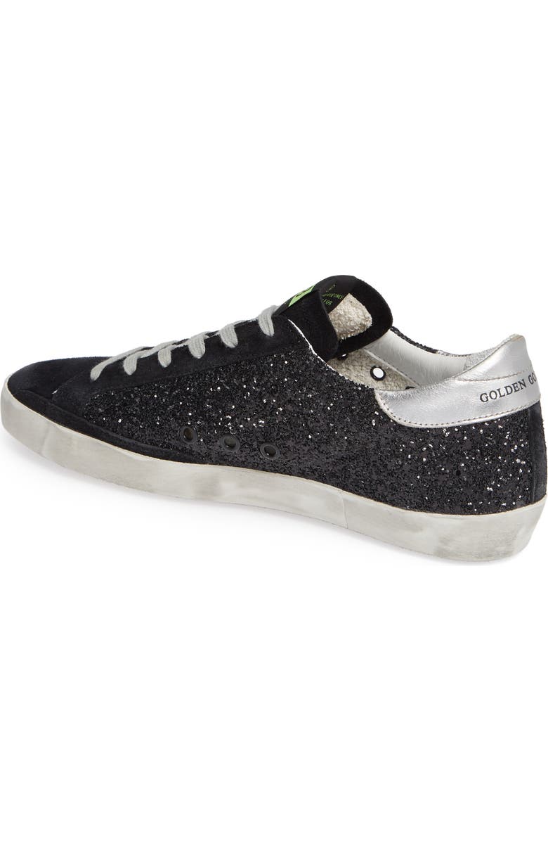 Golden Goose Superstar Glitter Sneaker, Alternate, color,